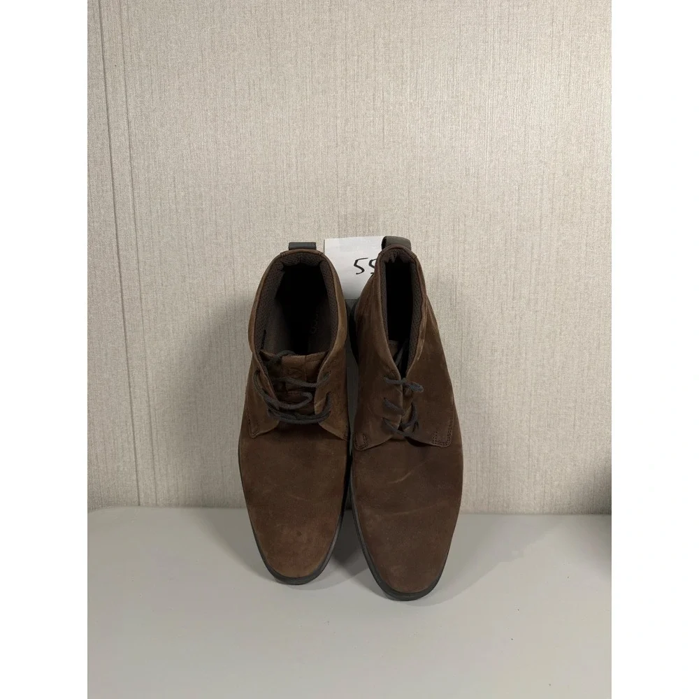 ECCO Mens Turn GORE-TEX Chukka Boots Cocoa Brown Suede 633124 45 EU 11-11.5 US